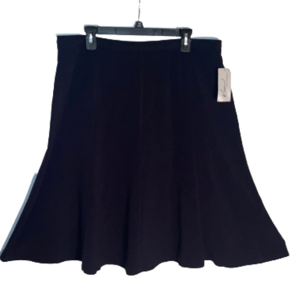 Kim Rogers Dresses & Skirts - xl (16) black ruffle flare mini skirt